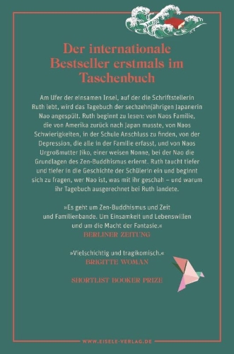 Buchcover und Innenansicht für das Buch: A Tale for the Time Being