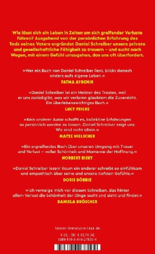 Buchcover und Innenansicht für das Buch: Die Zeit der Verluste