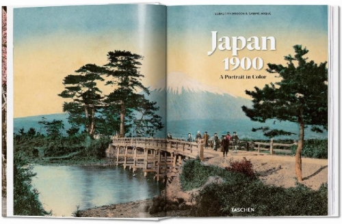Buchcover und Innenansicht für das Buch: Japan 1900. A Portrait in Color