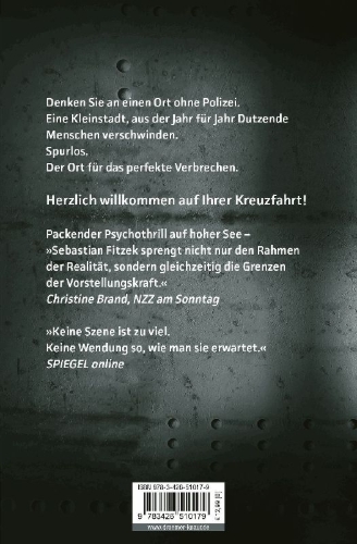 Buchcover und Innenansicht für das Buch: Passagier 23