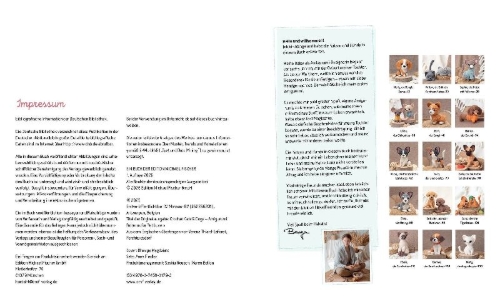 Buchcover und Innenansicht für das Buch: Crochet Cats & Dogs: Amigurumi Patterns for Pet Lovers