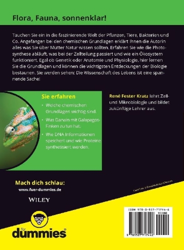 Buchcover und Innenansicht für das Buch: Biologie für Dummies