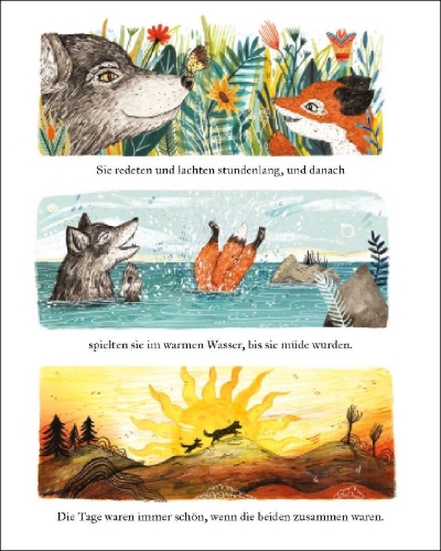 Buchcover und Innenansicht für das Buch: Waiting for Wolf