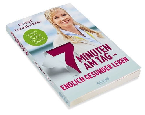 Buchcover und Innenansicht für das Buch: 7 Minuten am Tag