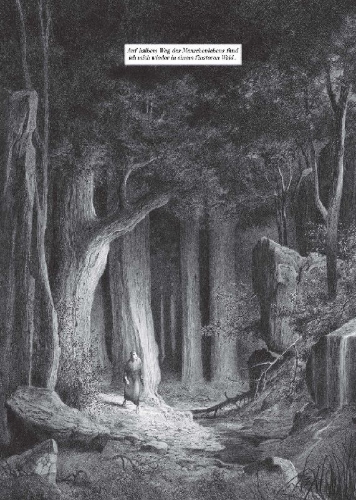 Buchcover und Innenansicht für das Buch: Dantes Inferno (Graphic Novel)
