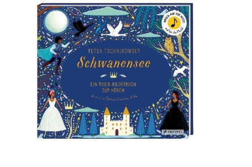 Buchcover und Innenansicht für das Buch: Swan Lake Story Orchestra