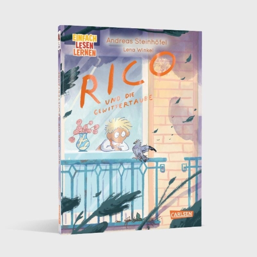 Buchcover und Innenansicht für das Buch: Rico und die Gewittertaube