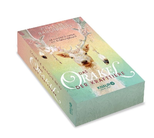 Buchcover und Innenansicht für das Buch: The Spirit Animal Oracle Cards