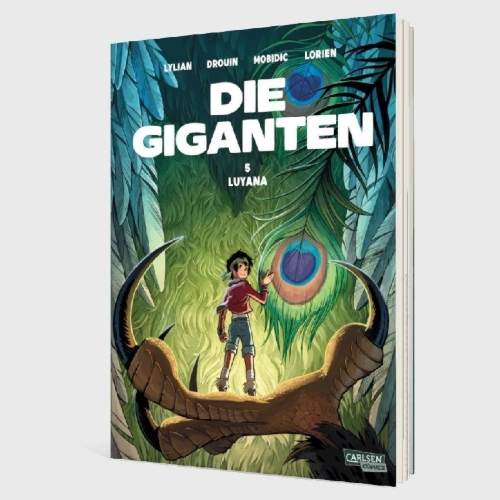Buchcover und Innenansicht für das Buch: Die Giganten 5: Luyana