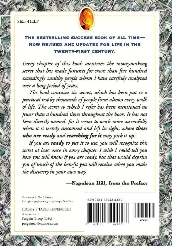 Buchcover und Innenansicht für das Buch: Think and Grow Rich