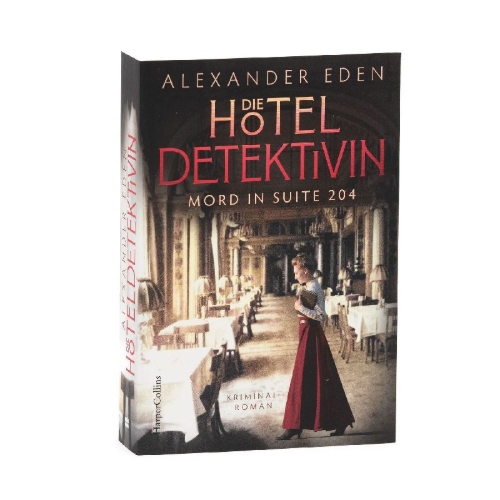 Buchcover und Innenansicht für das Buch: Die Hoteldetektivin