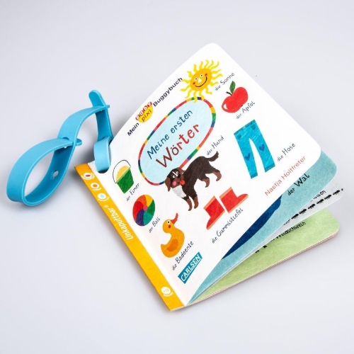 Buchcover und Innenansicht für das Buch: Baby Pixi (unkaputtbar) 98: Mein Baby-Pixi-Buggybuch: Meine ersten Wörter