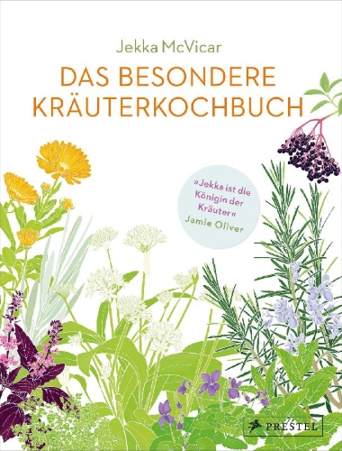 Buchcover und Innenansicht für das Buch: Jekka's Herb Cookbook