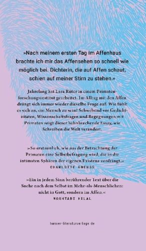 Buchcover und Innenansicht für das Buch: Affenliebe