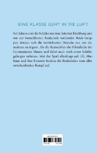 Buchcover und Innenansicht für das Buch: Das fliegende Klassenzimmer