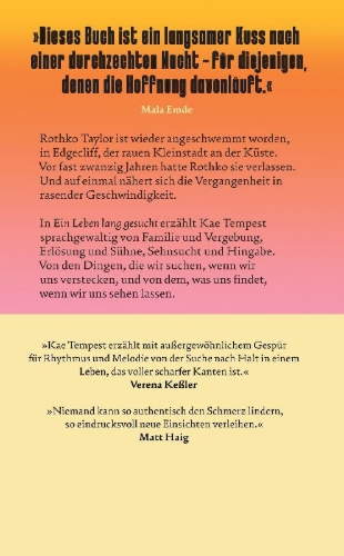 Buchcover und Innenansicht für das Buch: Having spent life seeking