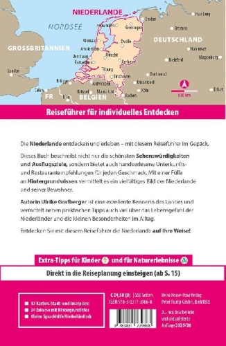 Buchcover und Innenansicht für das Buch: Reise Know-How Reiseführer Niederlande