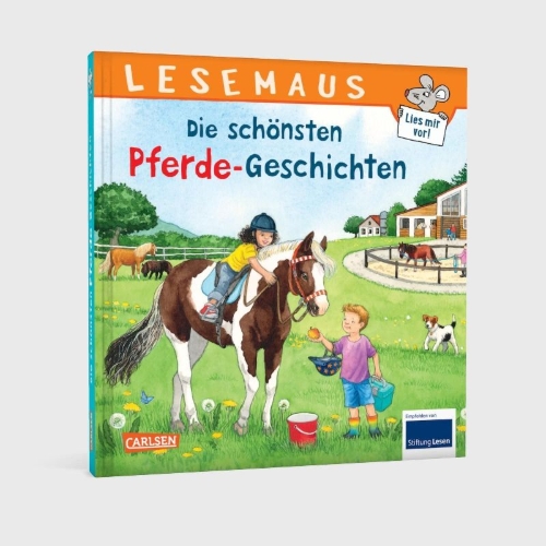 Buchcover und Innenansicht für das Buch: LESEMAUS Sonderbände: Die schönsten Pferde-Geschichten