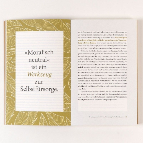 Buchcover und Innenansicht für das Buch: Was Familie leichter macht