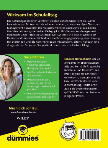 Buchcover und Innenansicht für das Buch: Classroom Management für Dummies