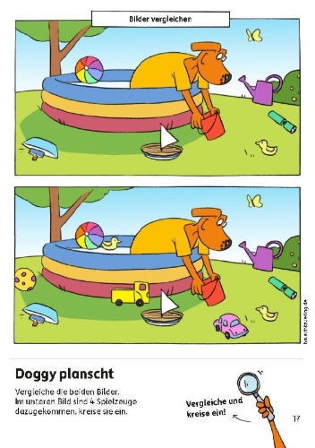 Buchcover und Innenansicht für das Buch: Kindergartenblock ab 3 Jahre - Das kann ich schon!