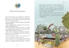 Buchcover und Innenansicht für das Buch: Die Erfinderbrüder und die Erbsmöhrika-Pflanze