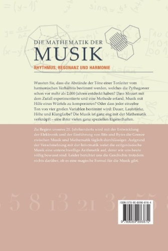 Buchcover und Innenansicht für das Buch: Die Mathematik der Musik