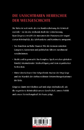 Buchcover und Innenansicht für das Buch: Mafia. A Global History