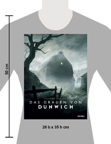 Buchcover und Innenansicht für das Buch: The Dunwich Horror illustrated (L'abomination de Dunwich illustrée)
