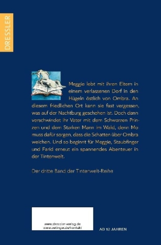 Buchcover und Innenansicht für das Buch: Tintenwelt 3. Tintentod