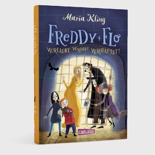 Buchcover und Innenansicht für das Buch: Freddy und Flo 3: Verliebt, verlobt, verhaftet
