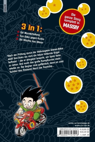 Buchcover und Innenansicht für das Buch: Dragon Ball Triple Edition