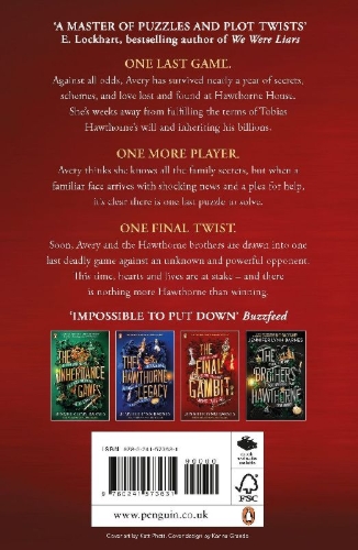 Buchcover und Innenansicht für das Buch: The Final Gambit