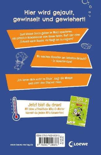 Buchcover und Innenansicht für das Buch: 333 Kinderwitze - Tiere