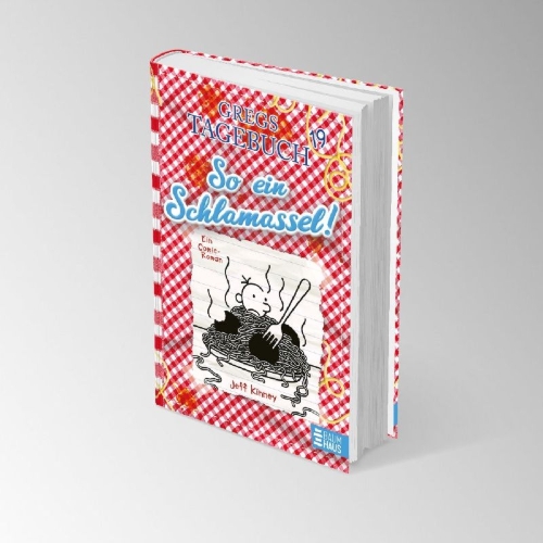 Buchcover und Innenansicht für das Buch: Diary of a Wimpy Kid