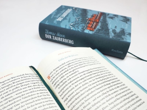 Buchcover und Innenansicht für das Buch: Der Zauberberg