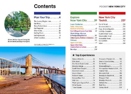 Buchcover und Innenansicht für das Buch: Lonely Planet Pocket New York City