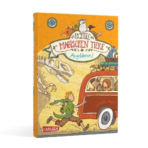 Buchcover und Innenansicht für das Buch: Die Schule der magischen Tiere 04: Abgefahren!