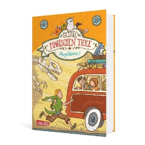 Buchcover und Innenansicht für das Buch: Die Schule der magischen Tiere 04: Abgefahren!