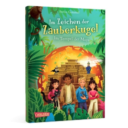 Buchcover und Innenansicht für das Buch: Im Zeichen der Zauberkugel 9: Im Tempel der Maya