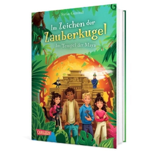 Buchcover und Innenansicht für das Buch: Im Zeichen der Zauberkugel 9: Im Tempel der Maya