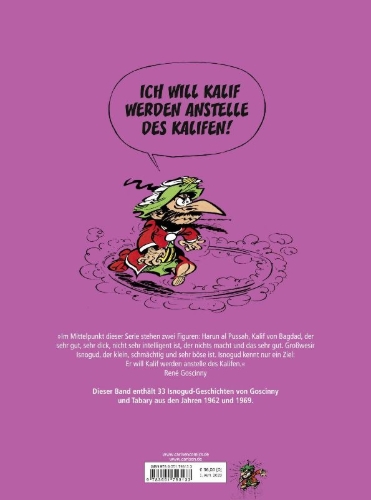Buchcover und Innenansicht für das Buch: Iznogoud