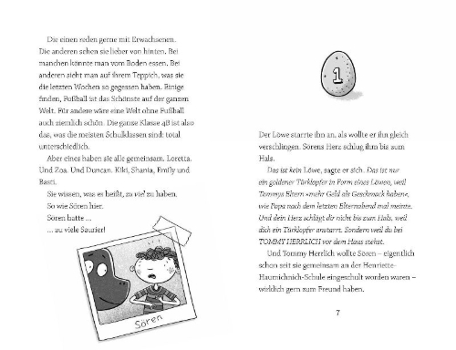 Buchcover und Innenansicht für das Buch: Hilfe, zu viele Saurier!