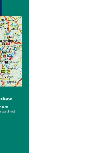 Buchcover und Innenansicht für das Buch: KOMPASS Wanderführer Mecklenburgische Seenplatte, Land der 1000 Seen mit Nationalpark Müritz, 55 Touren mit Extra-Tourenkarte