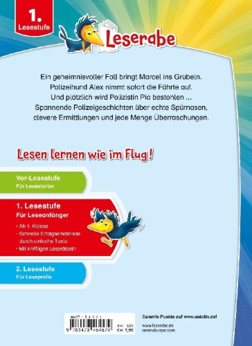 Buchcover und Innenansicht für das Buch: Leserabe Sonderausgaben - Polizeiabenteuer zum Lesenlernen