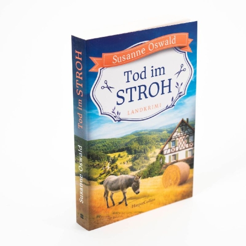 Buchcover und Innenansicht für das Buch: Tod im Stroh
