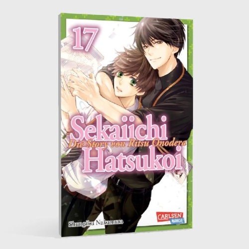 Buchcover und Innenansicht für das Buch: Sekaiichi Hatsukoi