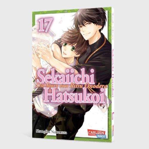 Buchcover und Innenansicht für das Buch: Sekaiichi Hatsukoi