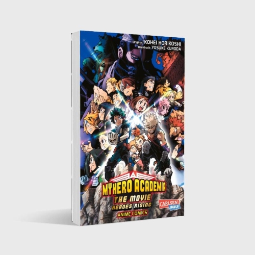 Buchcover und Innenansicht für das Buch: Boku no Hero Academia the Movie: Futari no Hero