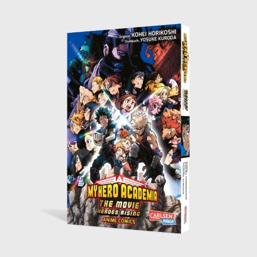 Buchcover und Innenansicht für das Buch: Boku no Hero Academia the Movie: Futari no Hero